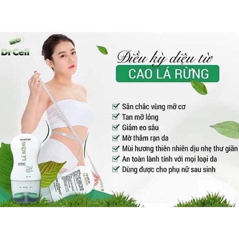 Cao Đốt Mỡ Lá Rừng - Combo 2 chai tặng Đai trị giá 450k