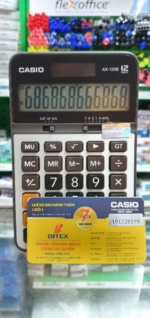 KHUYẾN MẠI Máy tính casio Ax-120B [SẢN PHẨM CHẤT LƯỢNG ]0 | BigBuy360 - bigbuy360.vn