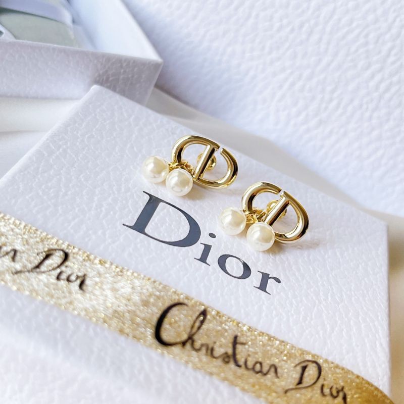 Bông tai ngọc trai đôi Đĩa CD thời trang khuyên tai nữ