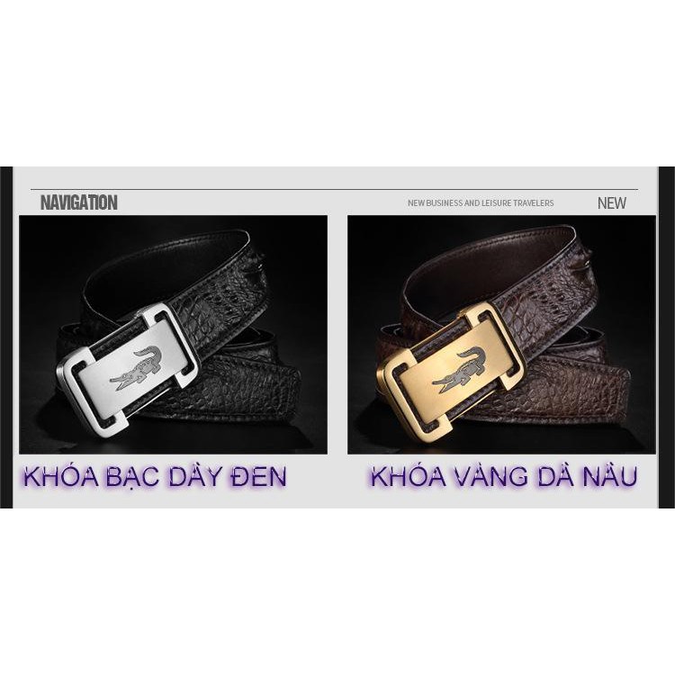 [HÀNG CHẤT] thắt lưng da cá sấu | BigBuy360 - bigbuy360.vn