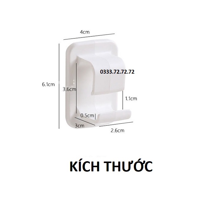 Móc Dán Tường Treo Thau Chậu, Khăn, Quần Áo/ Giá Gắn Tường Treo Đồ Nhà Bếp, Nhà Tắm