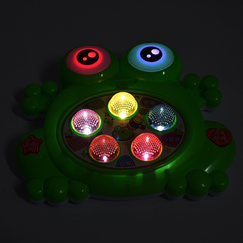 Vỉ đồ chơi ếch xanh đập bóng vui nhộn cho bé - có đèn và nhạc