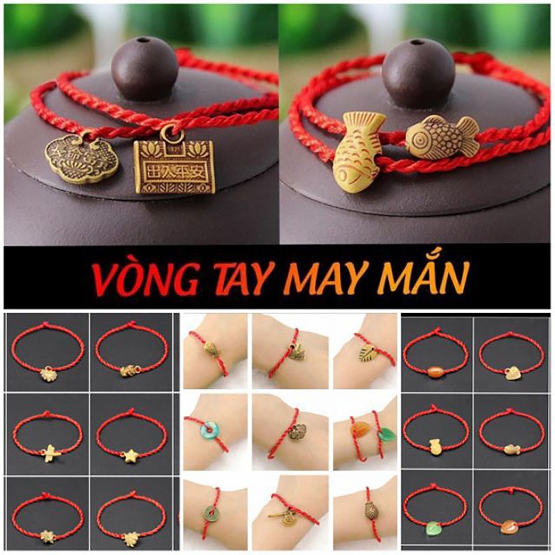 Vòng tay chỉ đỏ may mắn