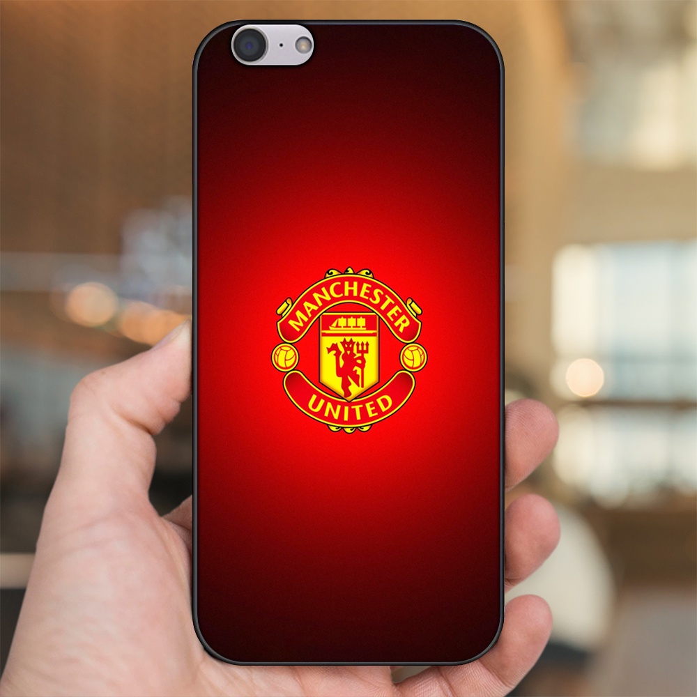 Ốp lưng Oppo A39, F3 Lite viền đen in hình MU Manchester United