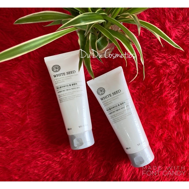 Sữa Rửa Mặt Trắng Sáng Da #THEFACESHOP_WHITE_SEED_EXFOLIATING_CLEANSING_FOAM