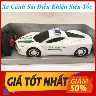 Đồ Chơi Xe Cảnh Sát Điều Khiển Chạy Siêu Nhanh, Di Chuyển 4 Chiều, Vượt Mọi Địa Hình, Thiết Kế Đẹp Mắt