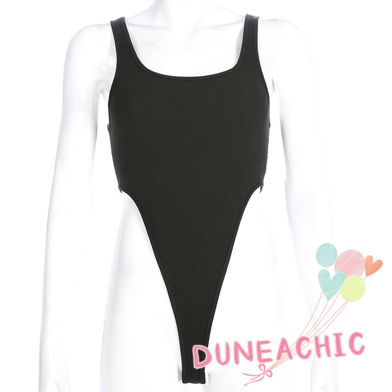 DUNEA Bộ Áo Liền Quần Trễ Vai Quyến Rũ Trẻ Trung Hợp Thời Trang