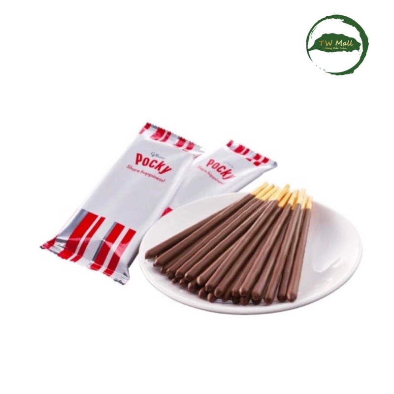 1 GÓI  BÁNH QUE POCKY GLICO VỊ CHOCOLATE CREAM 40G - TW MALL