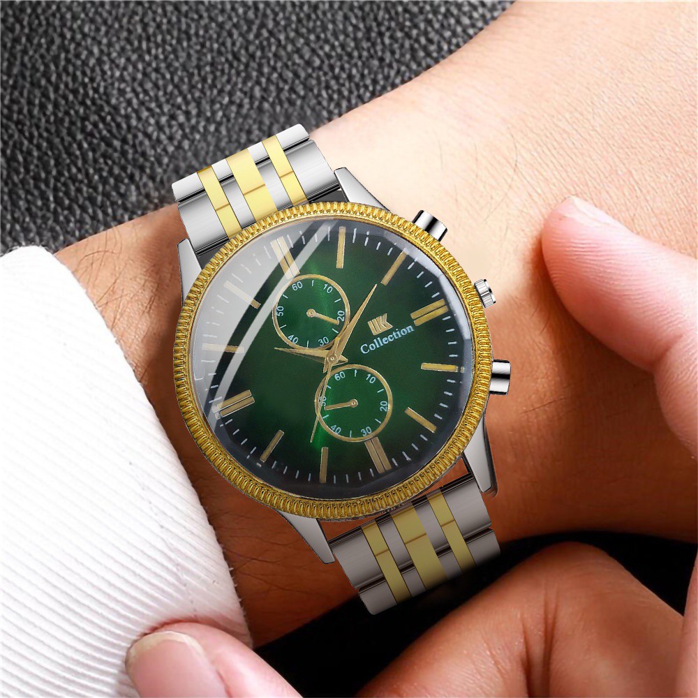 Men Business Watch Luxury Stainless Steel Belt Male Quartz Clock Wristwatches