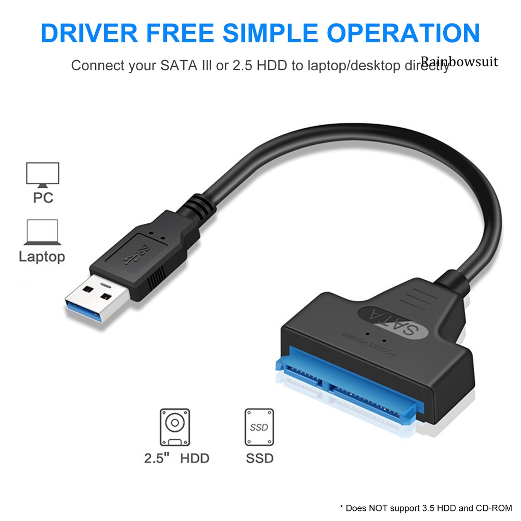 Dây Cáp Chuyển Đổi Ổ Cứng Usb2.0 Usb3.0 Type-C Sang Sata Cho Windows | BigBuy360 - bigbuy360.vn