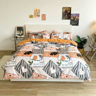 Bộ chăn ga gối Cotton poly The One Bedding đáng yêu chăn ga Hàn Quốc-MIễn phí bo chun