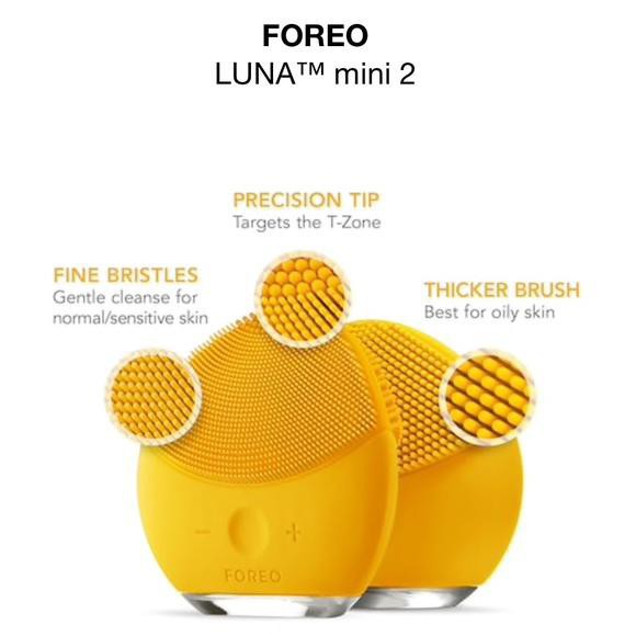 Máy rửa mặt massage Foreo Luna Mini 2 bảo hành 1 đổi 1 công nghệ sóng âm hiện đại làm sạch da hiệu quả Chammart