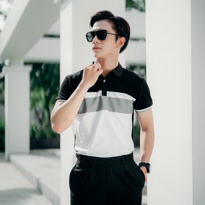 Áo Polo nam cổ trụ, thun nam tay ngắn AREMI, from chuẩn, thiết kế phong cách sang trọng APL0061