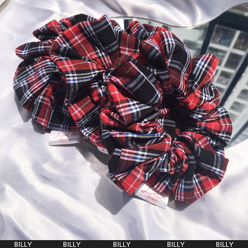 BILLY - Dây chun buộc tóc vải thô Scrunchies Handmade