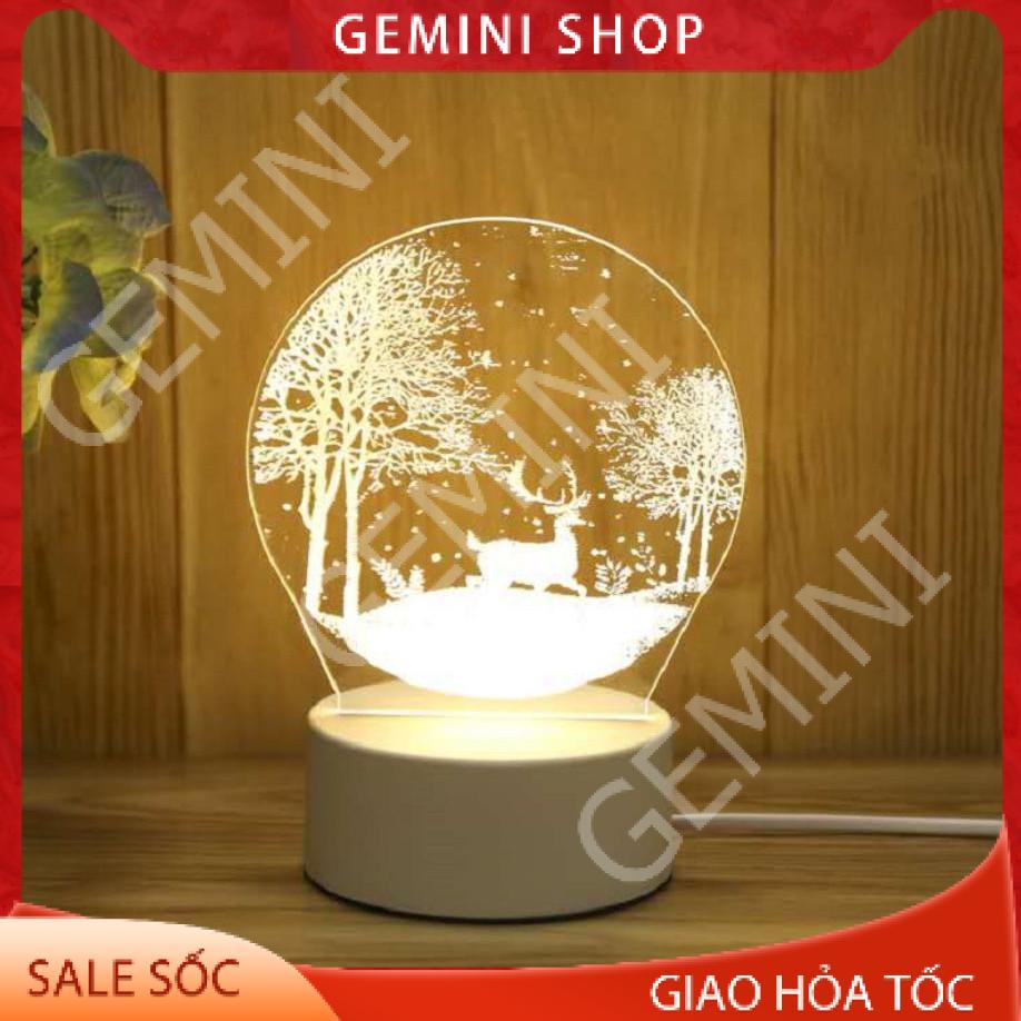 Đèn Ngủ 3D Led Nhiều Mẫu Hình Cực Đẹp Lamp 3d GEMINI SHOP