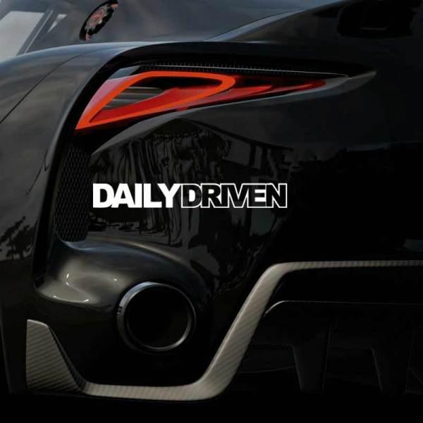 Decal dán trang trí " Daily Driven " cho xe hơi