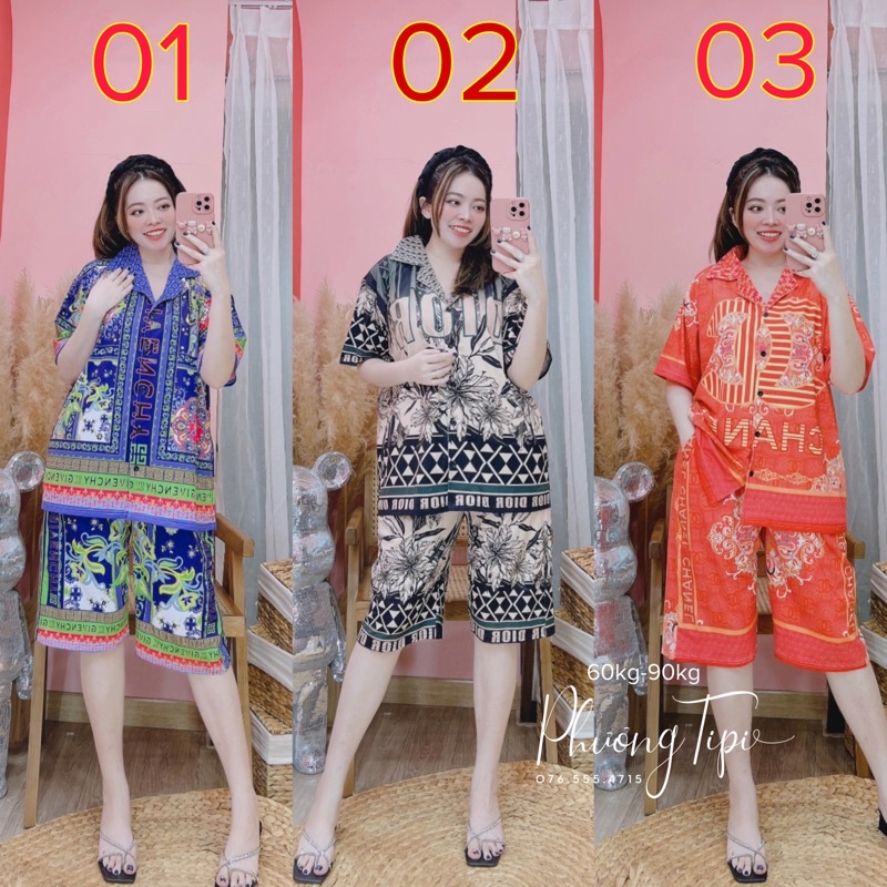BỘ LỮNG PIJAMA BIGSIZE 60kg-90kg