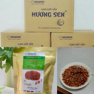 Combo 4 goi Gạo lứt sấy 4in1