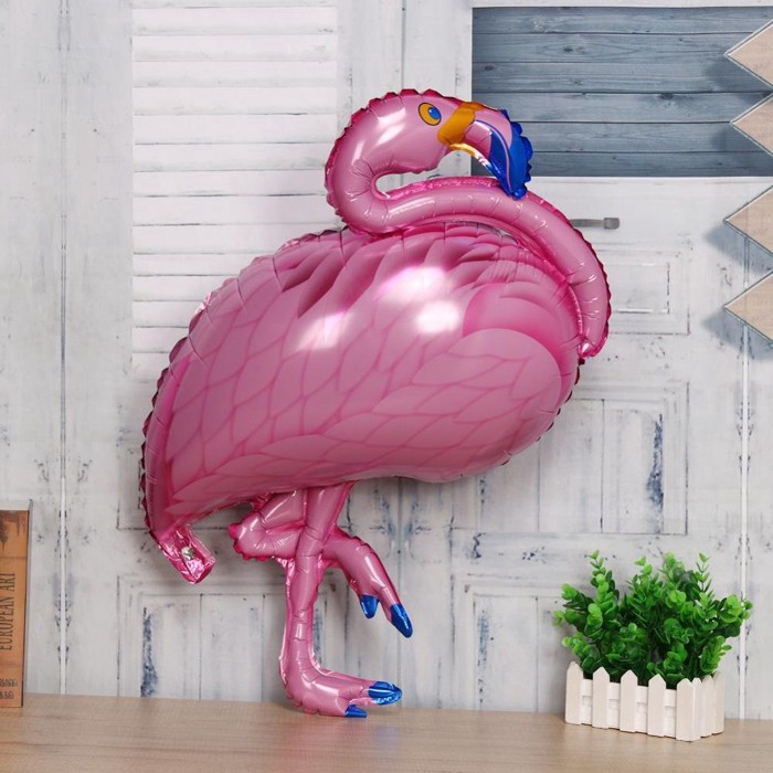 Bong bóng hình chim hồng hạc cỡ lớn trang trí tiệc sinh nhật &amp; tiệc cưới