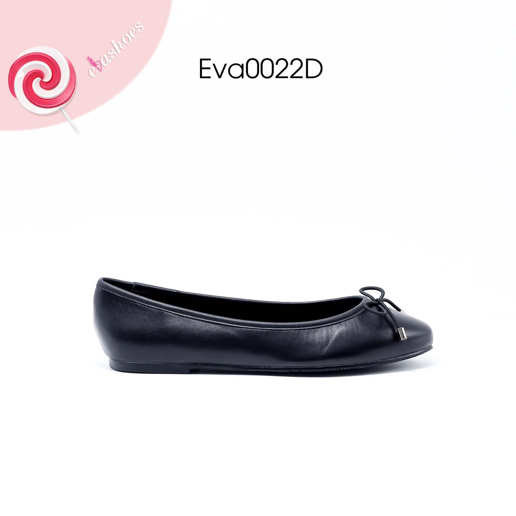 Giày Búp Bê Nơ Dây Mảnh Da Tự Nhiên Evashoes - EVA0022D