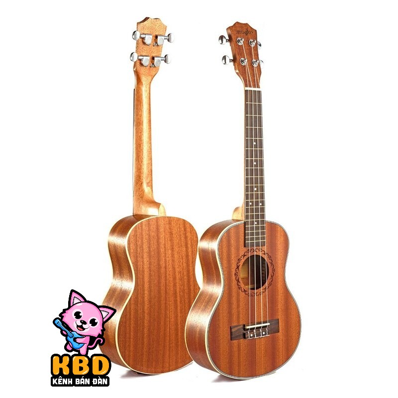 Đàn Ukulele Concert 23inch Gỗ cao cấp - Tặng bao đàn, pick gãy, dây đeo ukulele