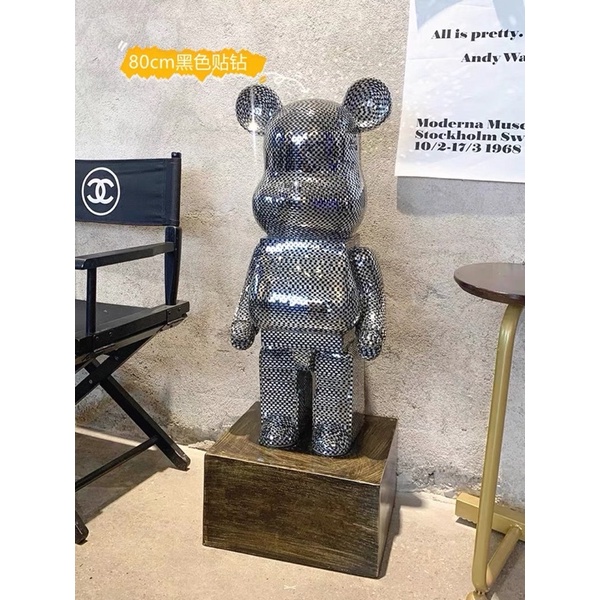 Bearbrick 1000% gold blink Tượng Be@rbrick lấp lánh 80cm