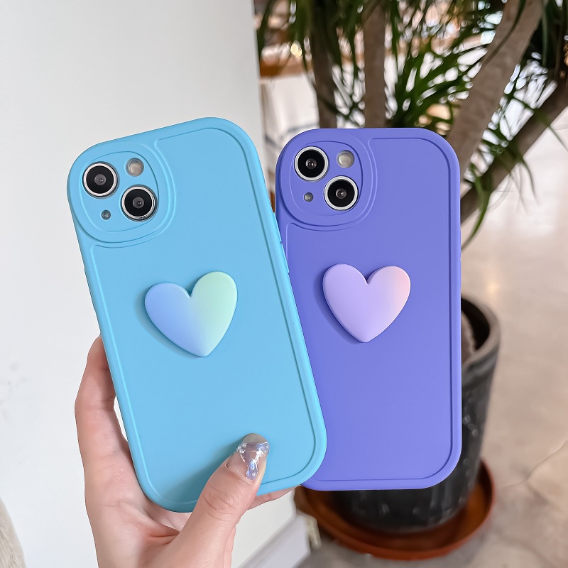 Ốp Điện Thoại Silicon Dẻo Họa Tiết Cầu Vồng/ Trái Tim/ Tròn Dễ Thương Cho Xiaomi Mi 8 9 10 11 Lite Pro SE 10T 11T Pro