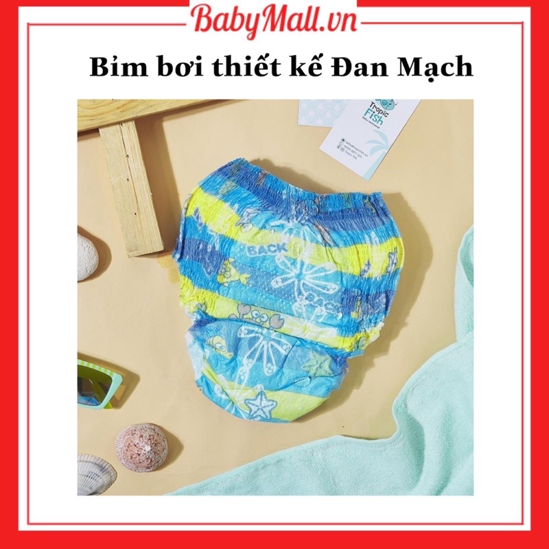 Tã Bỉm Bơi 𝗧𝗿𝗼𝗽𝗶𝗰𝗙𝗶𝘀𝗵 chống thấm nước  Size S M L loại lẻ 1/3/6/10 miếng