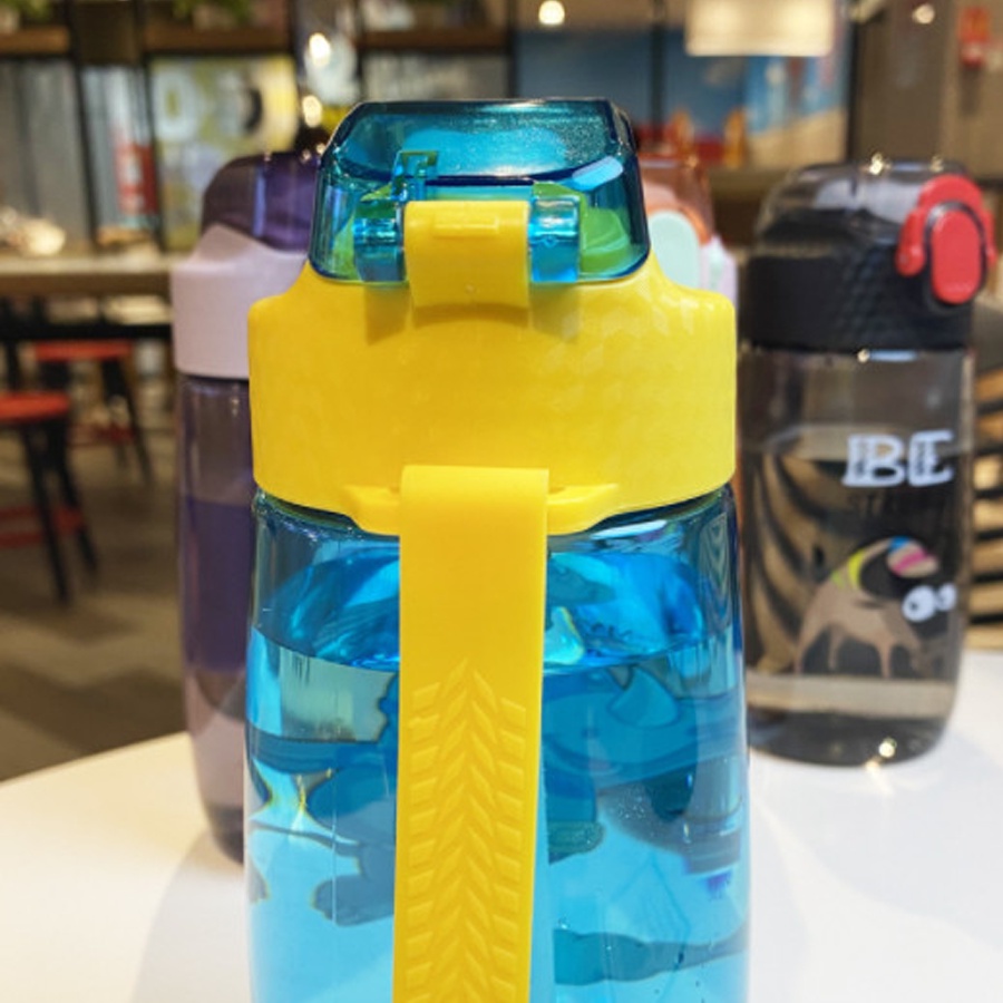 Bình Nước Đi Học Cho Bé Có Ống Hút Dung Tích 480ml ,Bình Hút Nước Uống Nước Cho Bé BN02