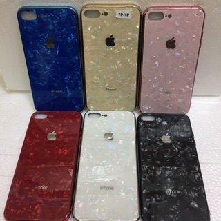 Ốp lưng kính vân đá iphone 7 plus/8 plus- Sang chảnh