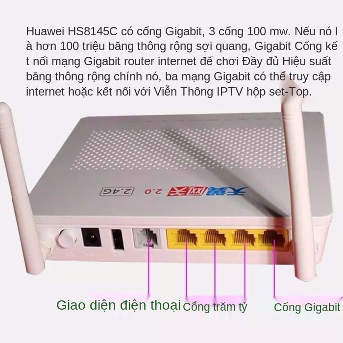 China Telecom Gigabit Fiber Modem Huawei HS8145C5 bộ định tuyến không dây tất cả trong một quang wifi băng thông rộng