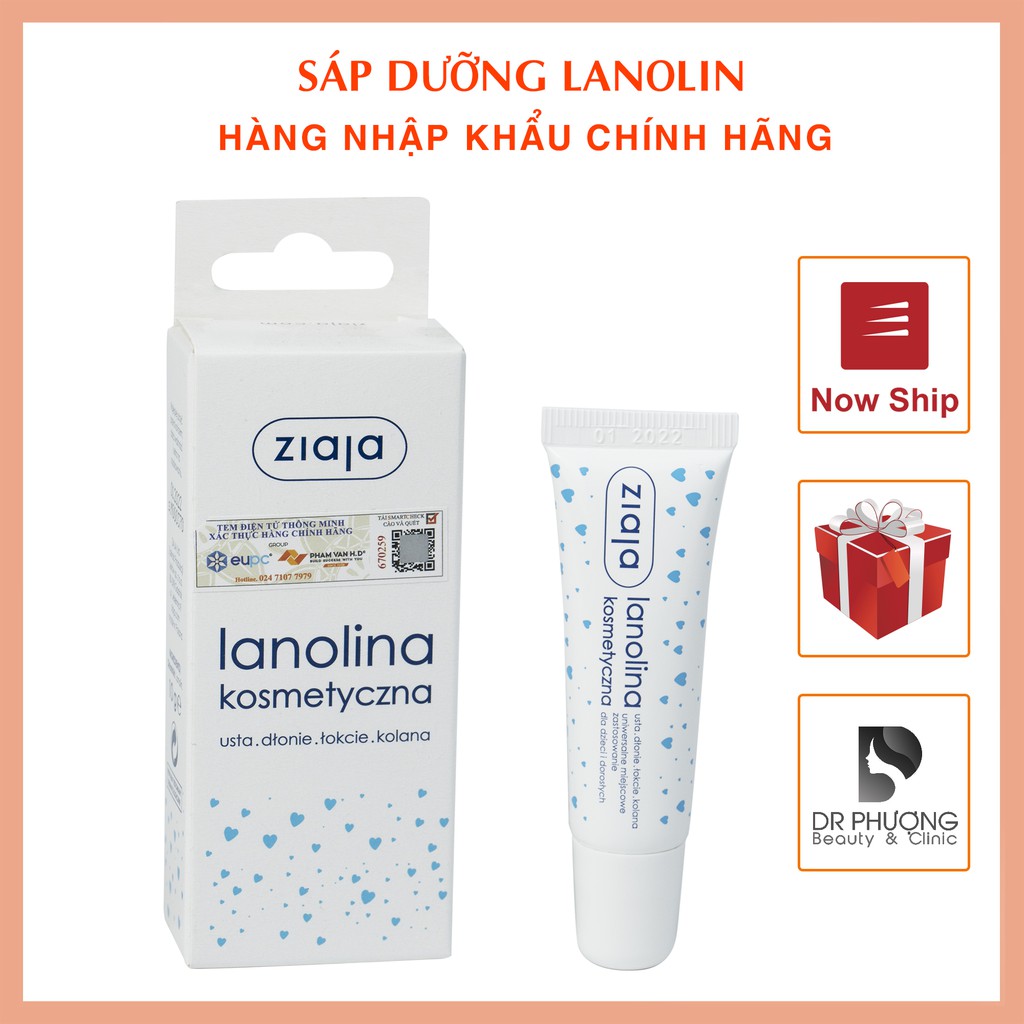 SON DƯỠNG MÔI LANOLIN ZIAJA