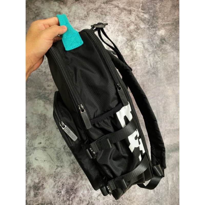 Balo adidas EQT  màu đen, tay cầm xanh DH3027p