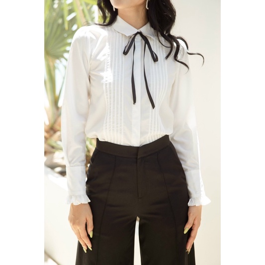 Quần Clothesrack ống suông lé mí all black