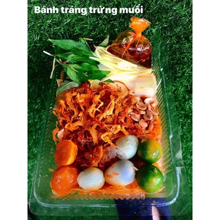 Bánh Tráng Trộn Trứng Muối