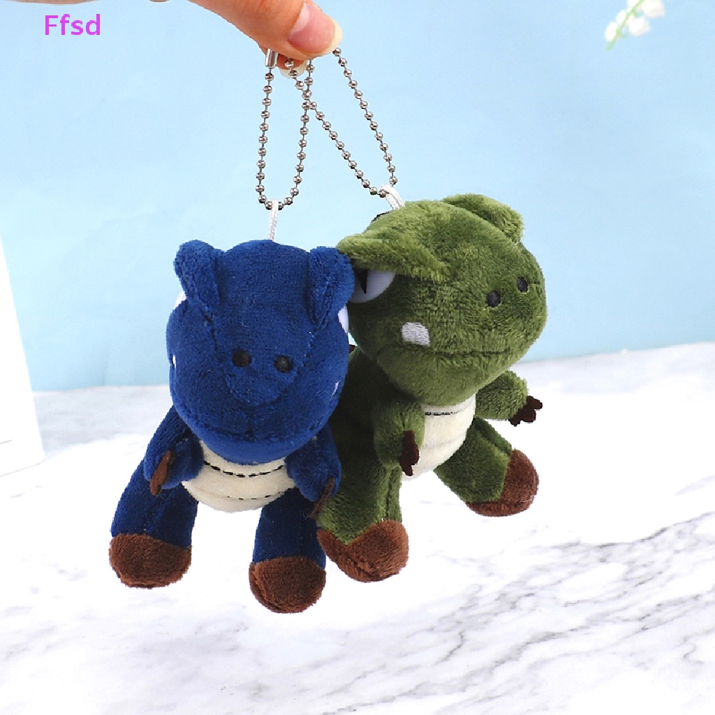 Đồ Chơi Thú Nhồi Bông Hình Khủng Long T-Rex 12CM Có Móc Khóa