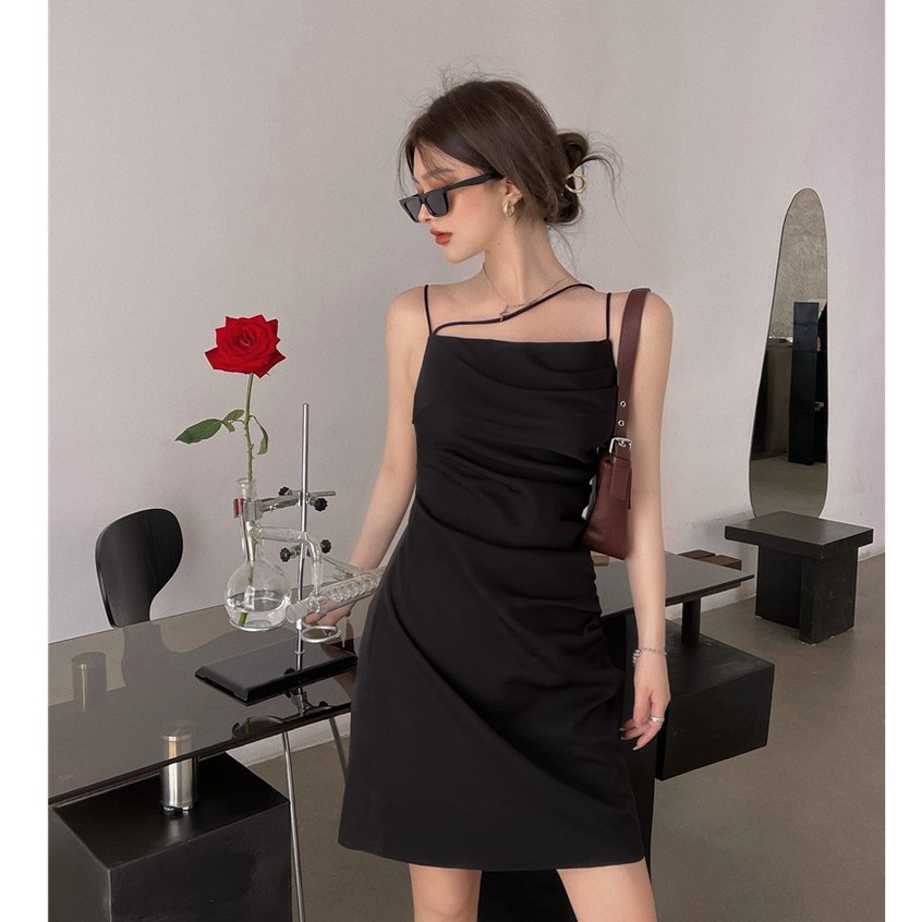 Đầm Hai Dây Trơn Màu Gợi Cảm Dành Cho Nữ | BigBuy360 - bigbuy360.vn