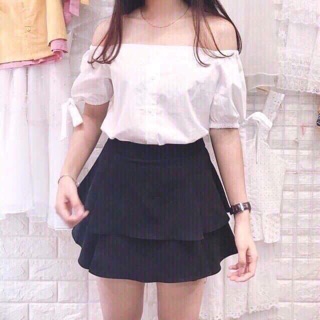 Chân váy 2 tầng bèo siêu xinh 🥰