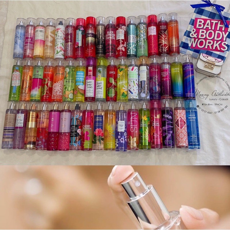 ( PHẦN 2 ) Xịt Thơm Toàn Thân Bath & Body Works Fine Fragrance Mist (236ml)