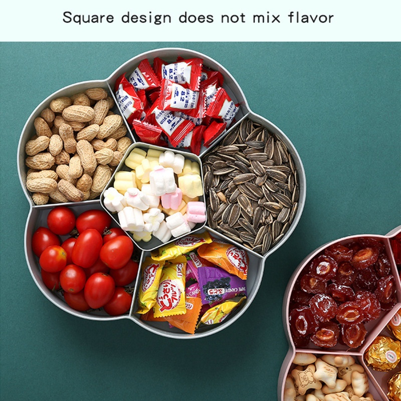 Khay Đựng Đồ Dùng Chia Ngăn Hình Bông Hoa Độc Đáo Trang Trí Nhà Cửa / Phòng Khách