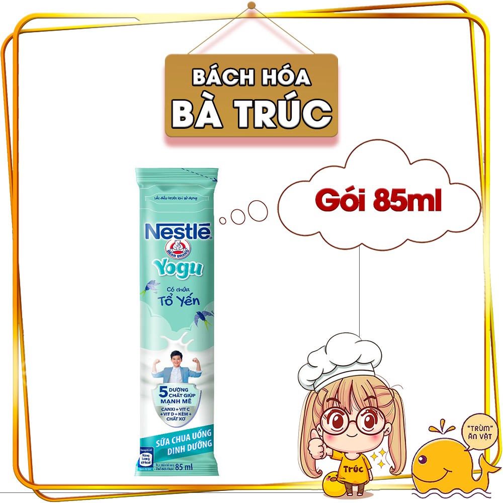 Sữa chua uống Nestle Yogu tổ yến gói 85ml