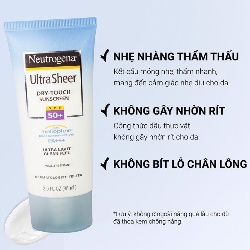 Kem chống nắng Neutrogena Face & Body SPF 50 - 88ml