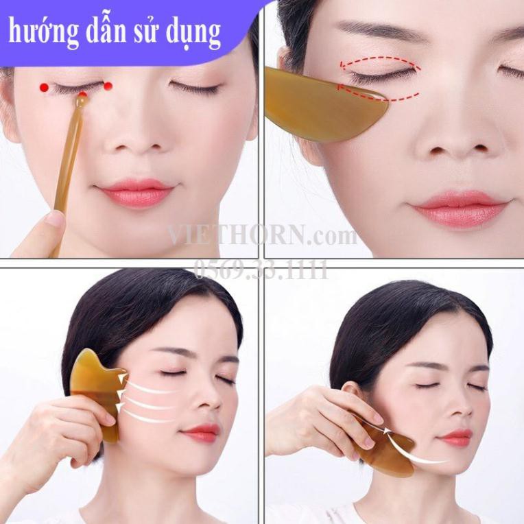 COMBO 2 sản phẩm chăm sóc và làm đẹp da bằng sừng VIETHORN,làm mịn và săn chắc da,giảm nếp nhăn và tàn nhang.