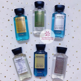 Gel tắm gội nam 2 in 1 Bath and Body Works 88ml