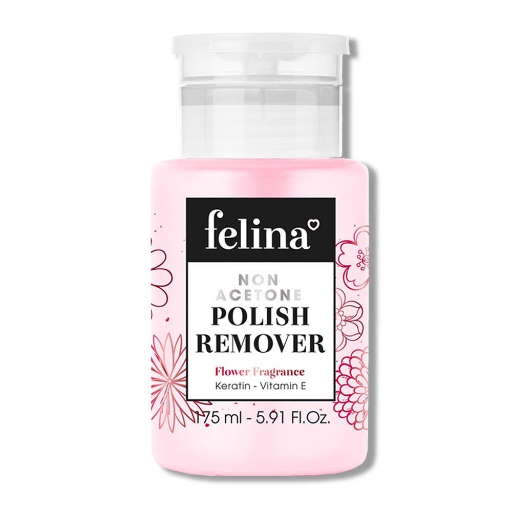 Nước chùi móng không Acetone Felina hương hoa tổng hợp 175 ml