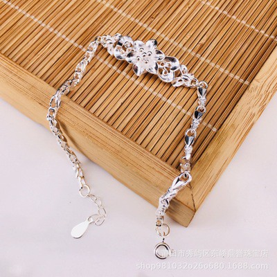 Vòng tay bạc 925 trang sức cổ điển cho phụ nữ