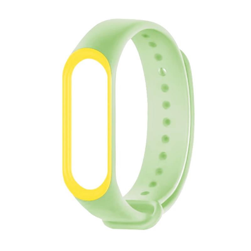 Dây Đeo Thay Thế Chất Liệu Silicon Màu Dạ Quang Cho Mi Band 5 / 4 / 3