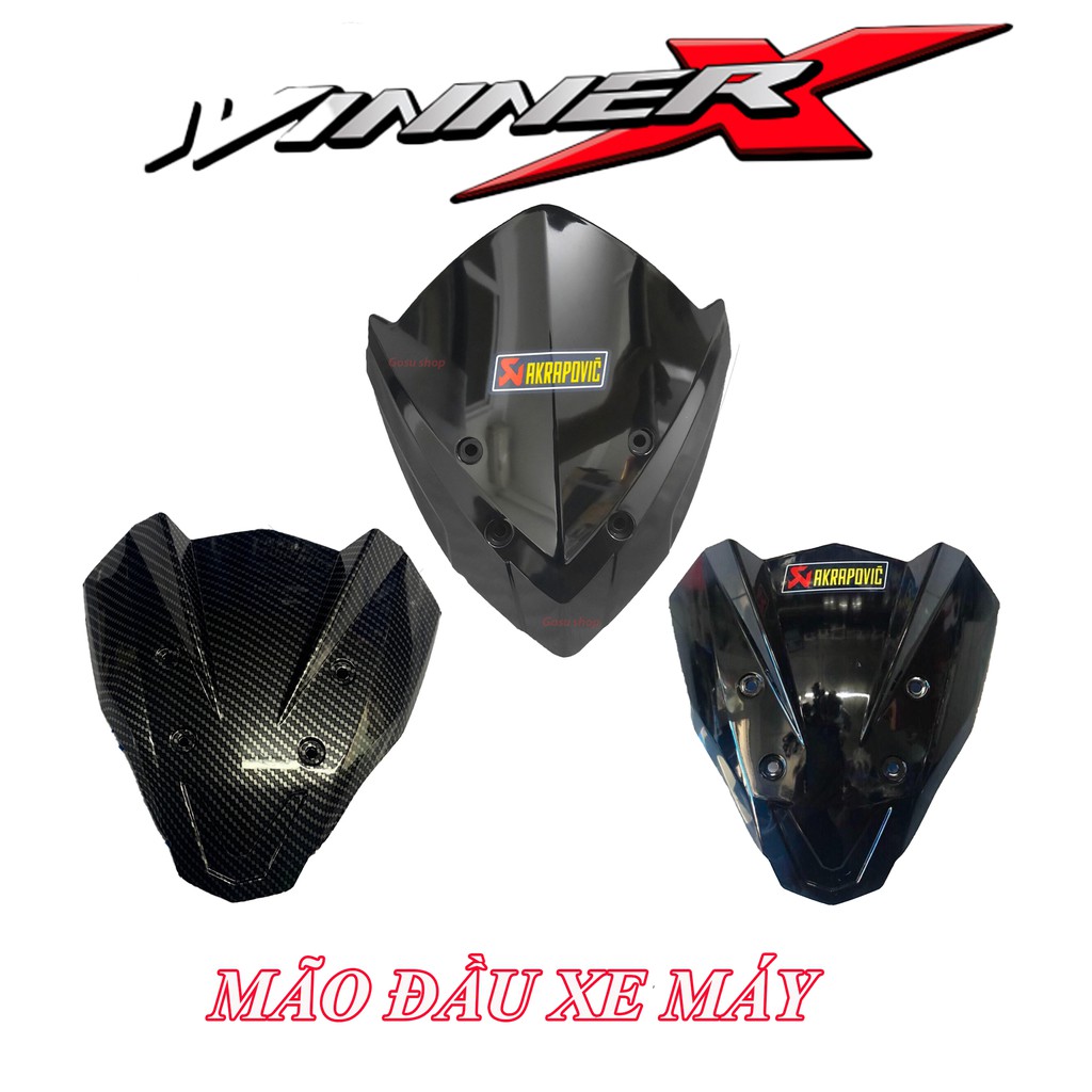 Mão Winner X - Kính chắn gió thời trang thể thao nổi bật