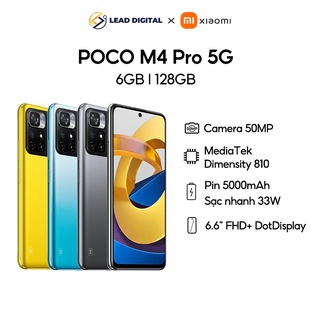 Điện thoại Xiaomi POCO M4 PRO 8GB|256GB|AMOLED 90Hz|Bộ ba camera 64MP|Sạc nhanh 33W