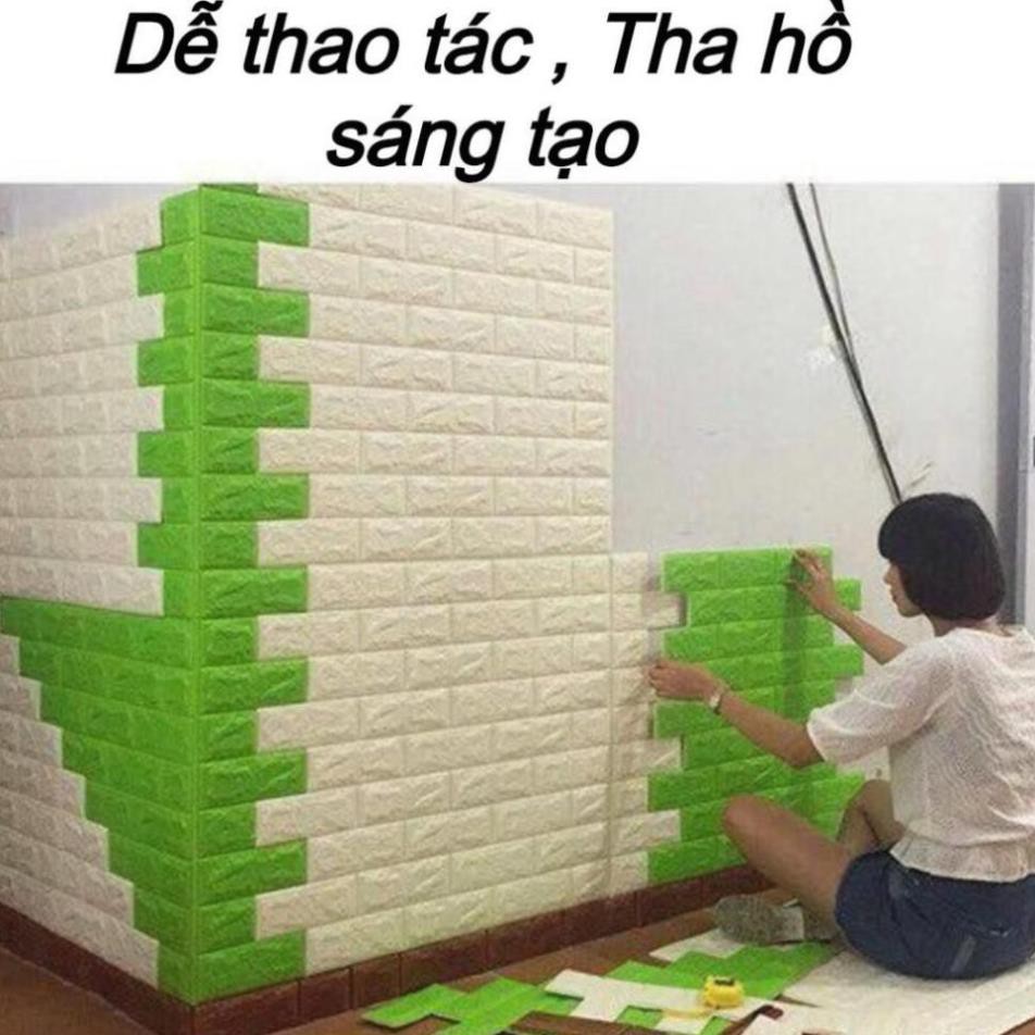 [FREE SHIP] Xốp Dán Tường 3D Khổ 70x77CM Dày 3mm Đến 5mm Chống Ẩm Giá Rẻ | BigBuy360 - bigbuy360.vn